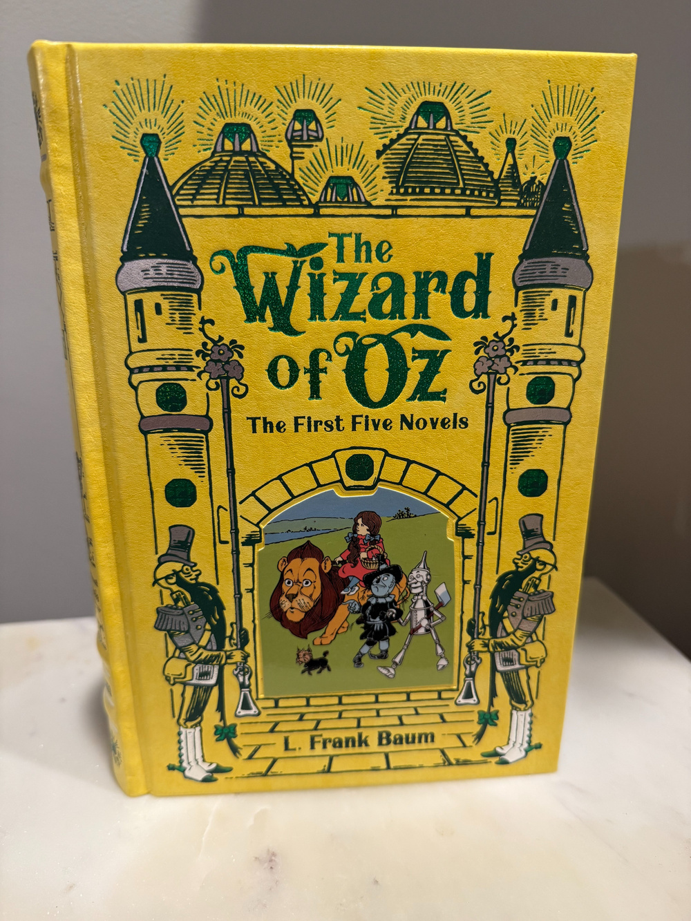 The Wizard Of Oz First Five Novels Hardcover Yellow
